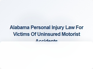 Understanding Alabama's Uninsured Motorist Coverage After a Car Accident