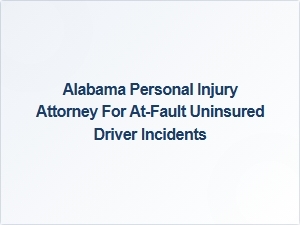 Seek Legal Help for Accidents Involving Uninsured at-Fault Drivers in Alabama