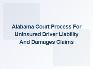 Understanding Alabama's Court Process for Uninsured Driver Liability and Damages Claims